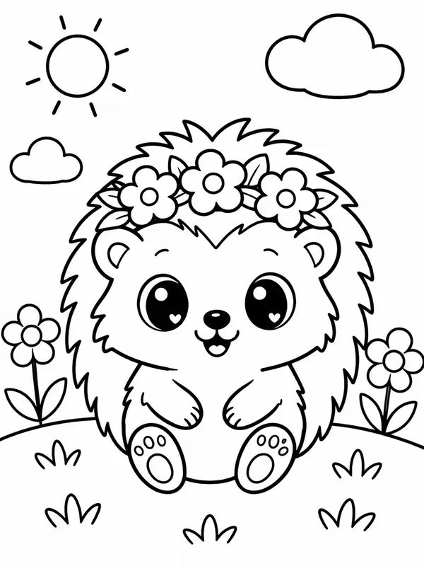 Kids Coloring Page Generator