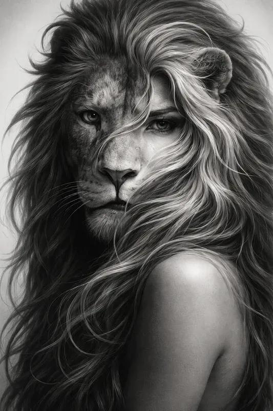 Surreal Human Animal Fusion Art
