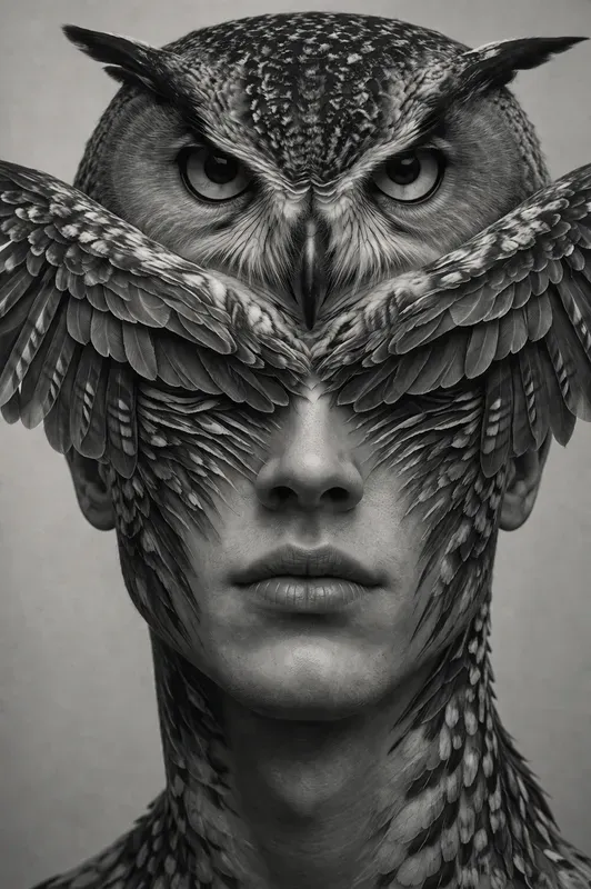 Surreal Human Animal Fusion Art