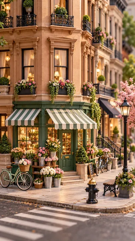 Upper East Side 3D Diorama Shops