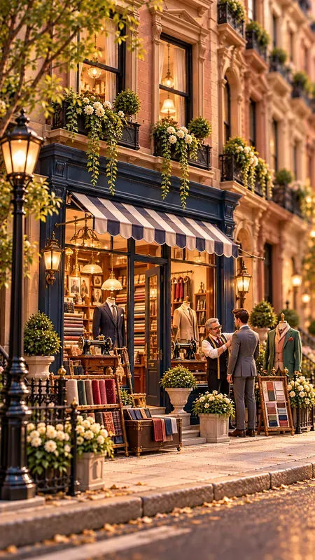 Upper East Side 3D Diorama Shops