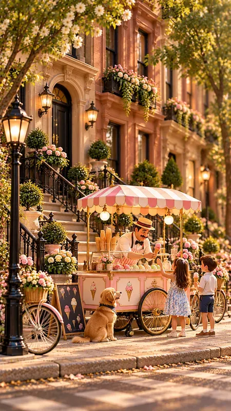 Upper East Side 3D Diorama Shops
