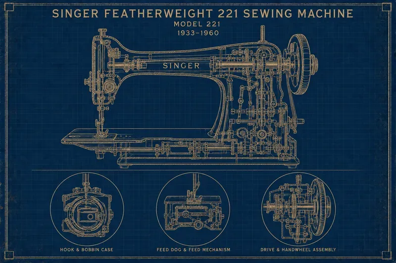 Vintage Patent Blueprint Generator