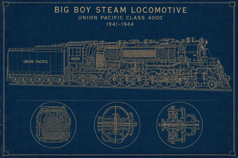 Vintage Patent Blueprint Generator