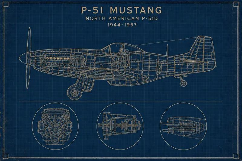 Vintage Patent Blueprint Generator