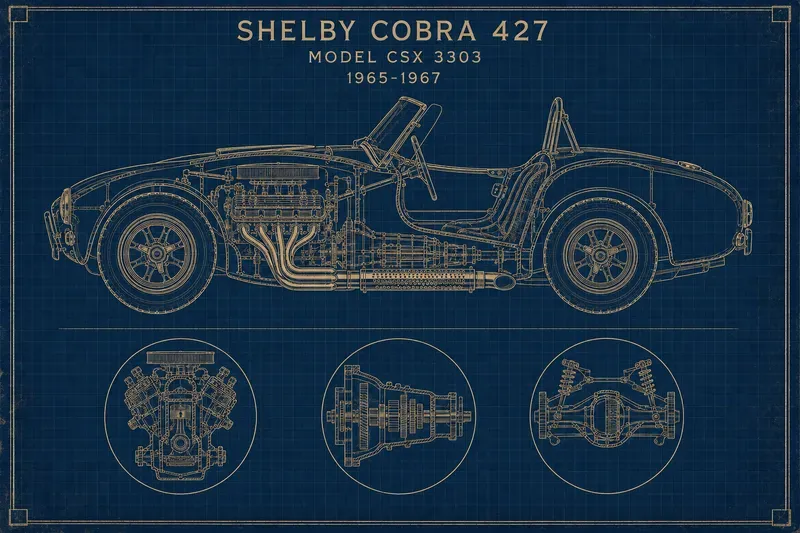 Vintage Patent Blueprint Generator