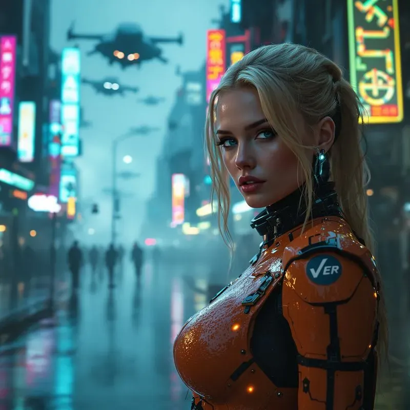 Cinematic Scifi Cyberpunk Scene Designs