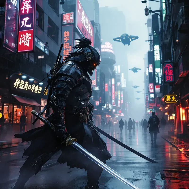 Cinematic Scifi Cyberpunk Scene Designs