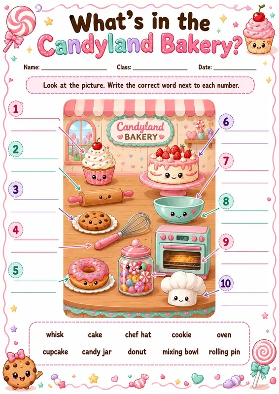 Kids Vocabulary Worksheets