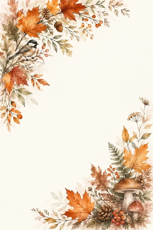 Botanical Watercolor Frames