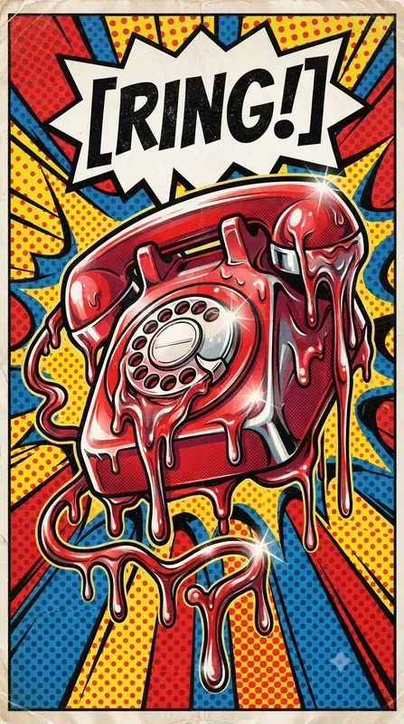 Wet Look Melting Pop Art Posters