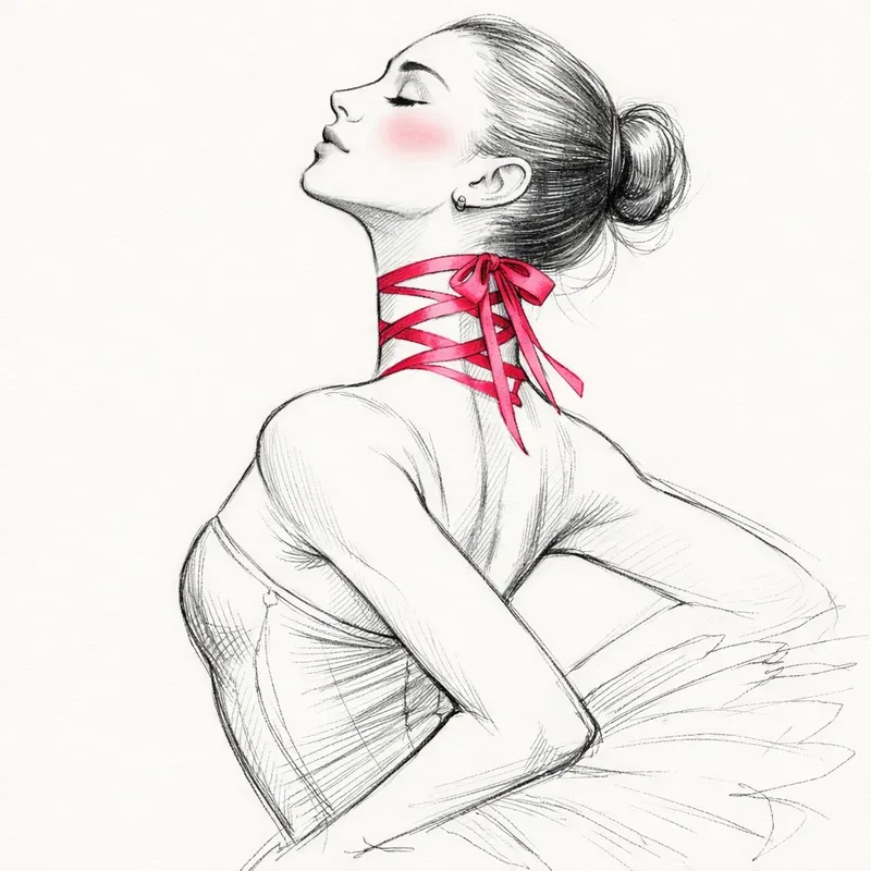 Vintage Line Art Color Pop Portraits