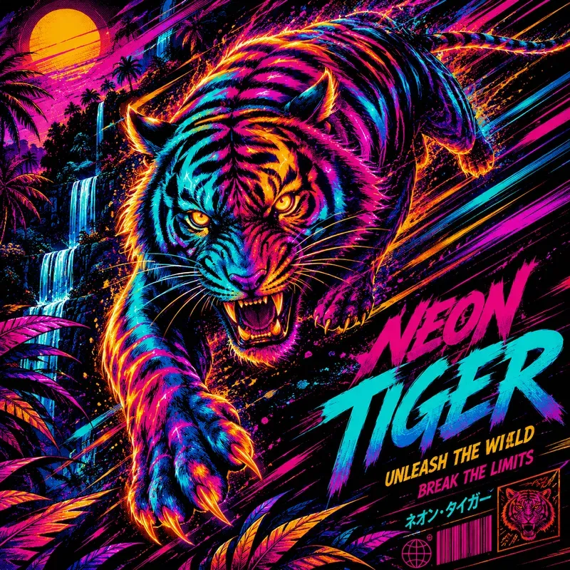 Psychedelic Neon Popart Kits