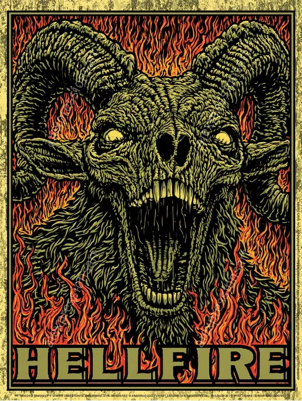 Macabre Beer And Hot Sauce Label Art
