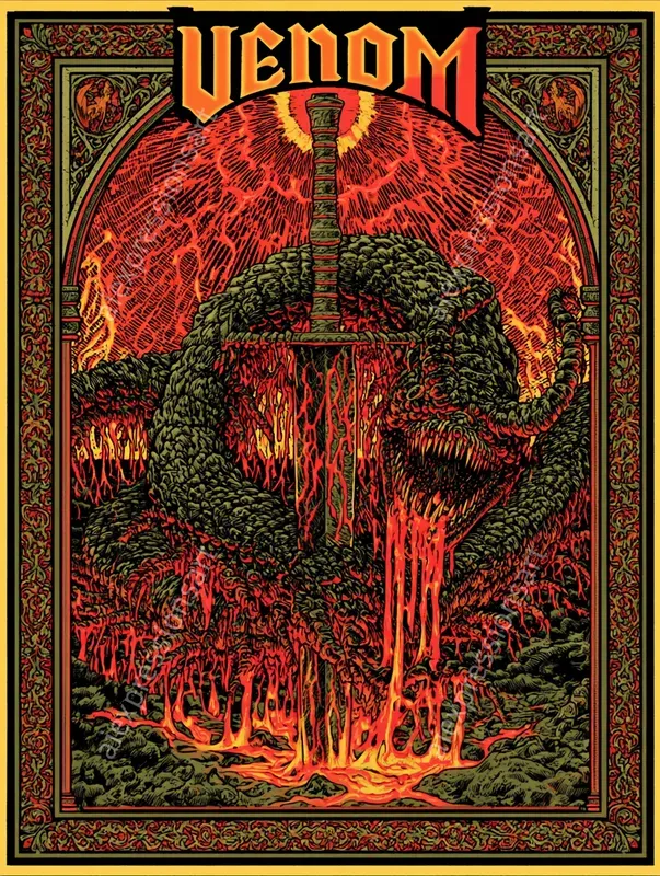 Macabre Beer And Hot Sauce Label Art