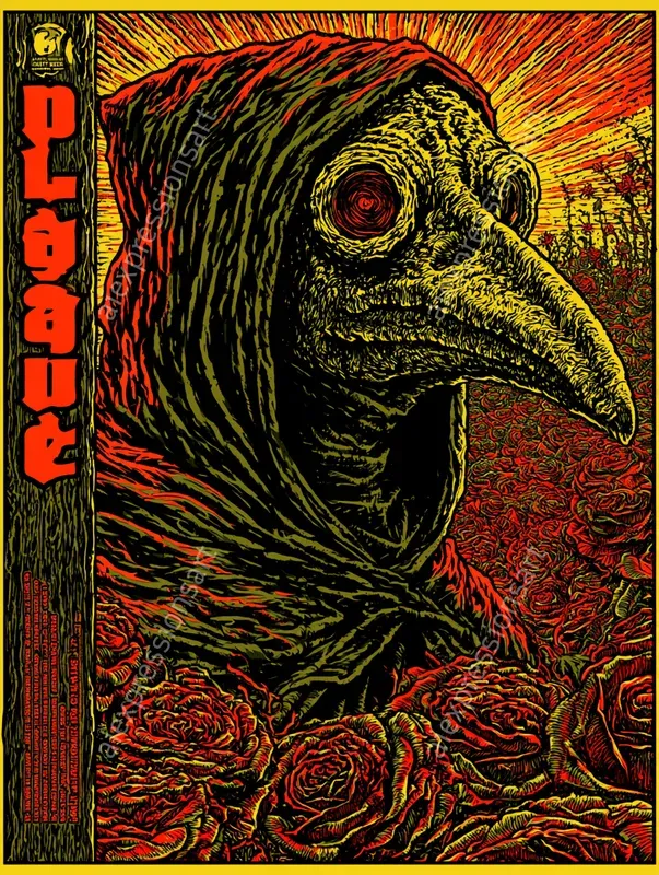 Macabre Beer And Hot Sauce Label Art