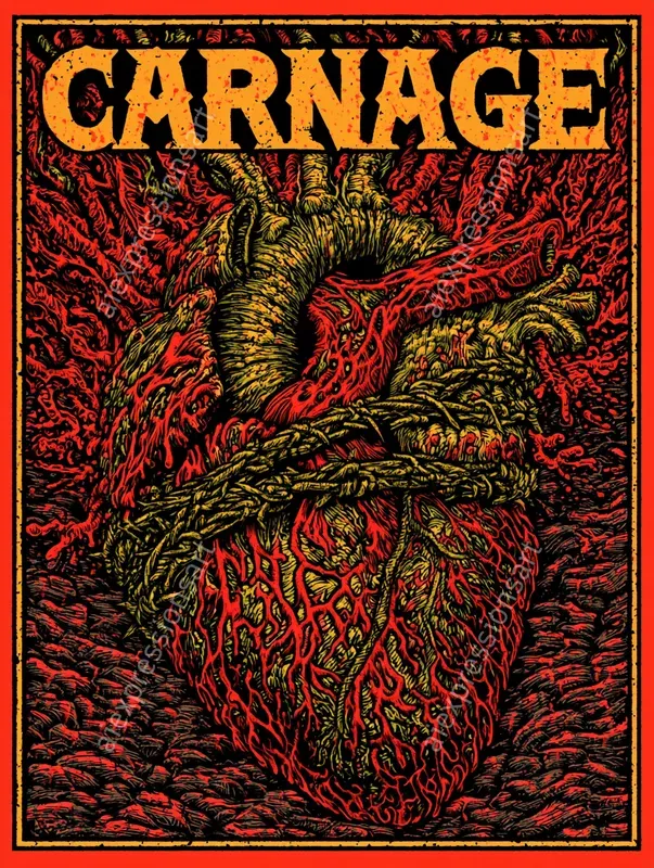 Macabre Beer And Hot Sauce Label Art