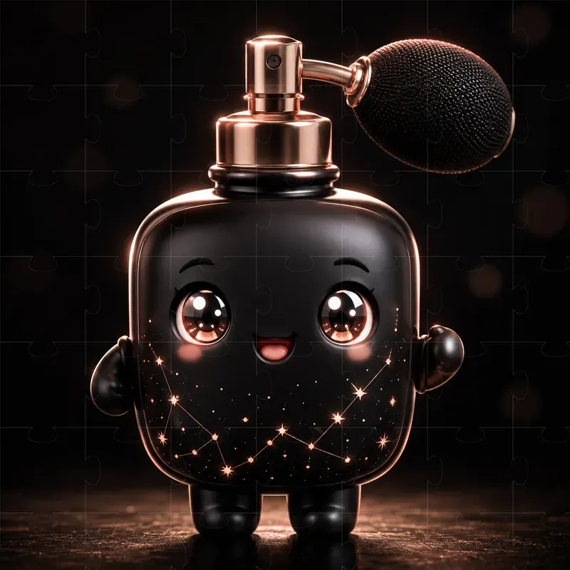 3D Chibi Perfume Bottle Mascots