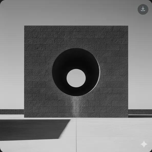 Minimalist Architecture Of Lightshadows