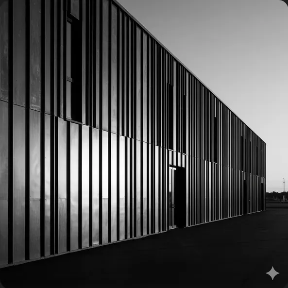 Minimalist Architecture Of Lightshadows