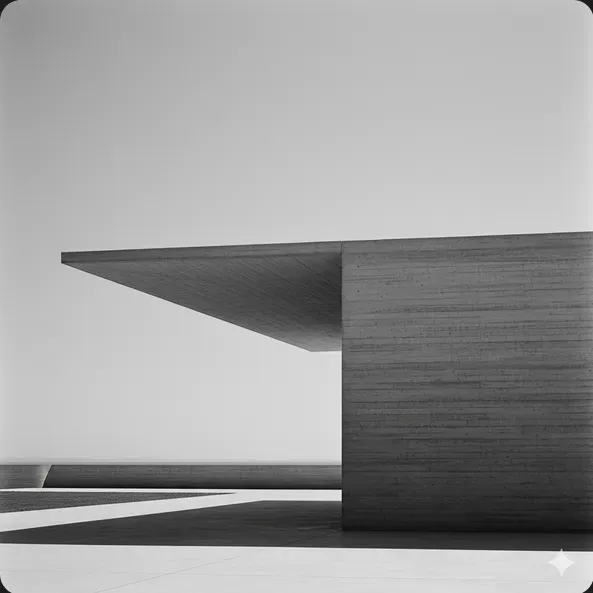 Minimalist Architecture Of Lightshadows