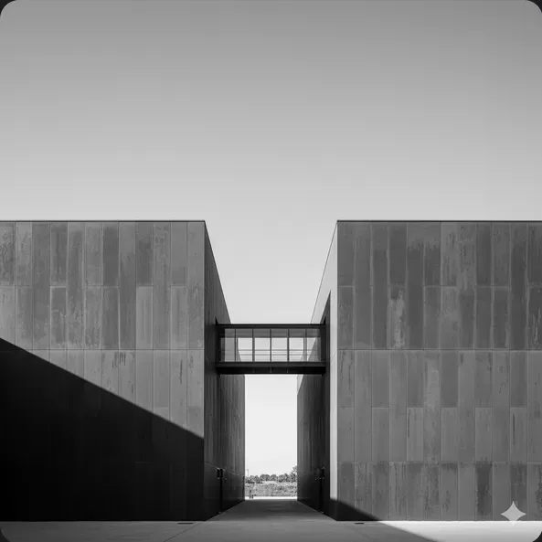 Minimalist Architecture Of Lightshadows