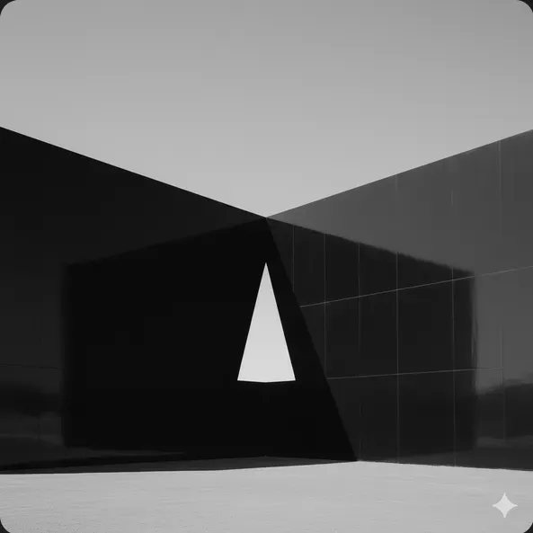 Minimalist Architecture Of Lightshadows