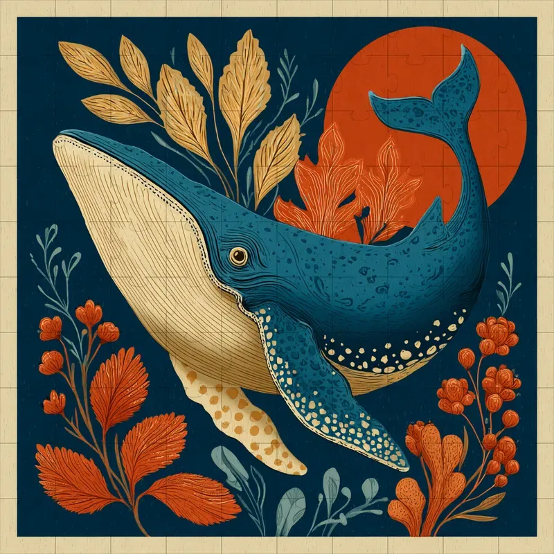 Folk Art Linocuts Earthy Botanicals Cozies