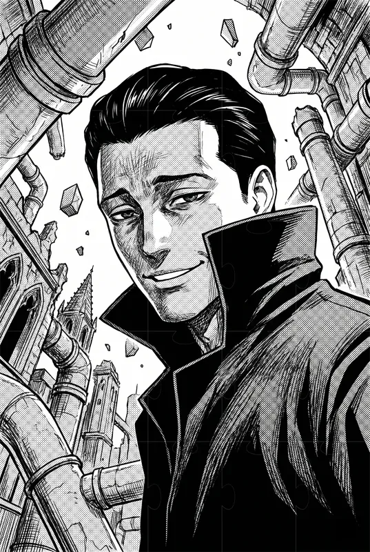 Yukinobu Tatsu Style Dandadan Manga Art