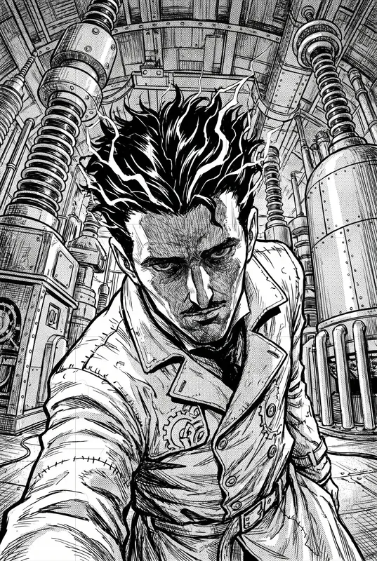 Yukinobu Tatsu Style Dandadan Manga Art