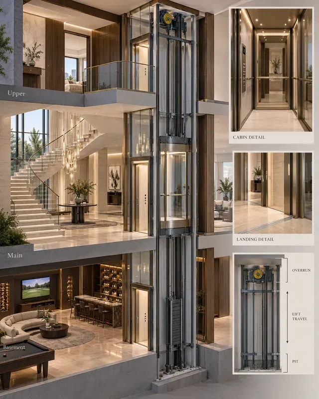 Residential Home Elevator Lifts