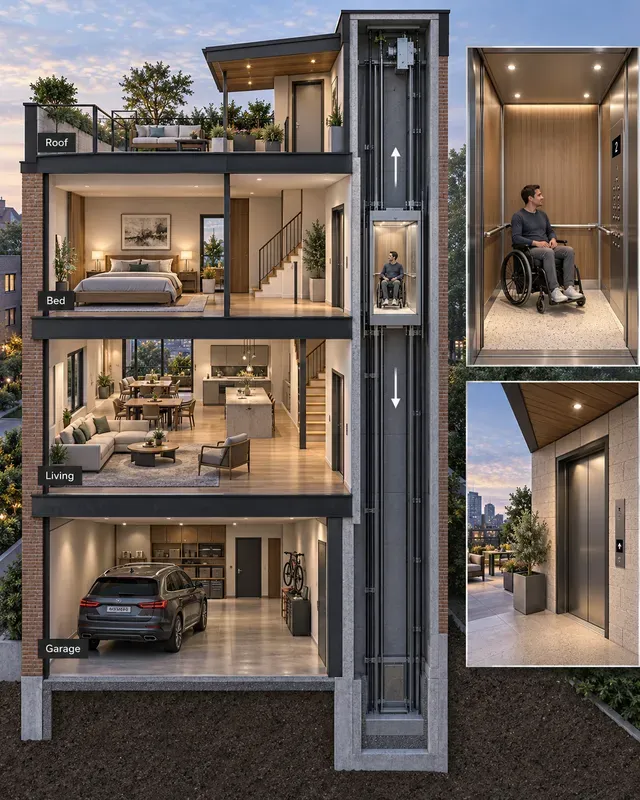 Residential Home Elevator Lifts