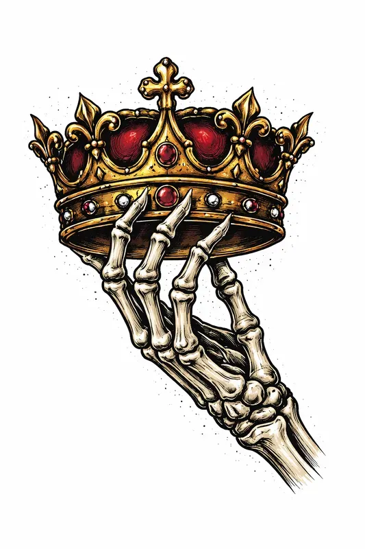 Vintage Tattoo Handdrawn Linework Art