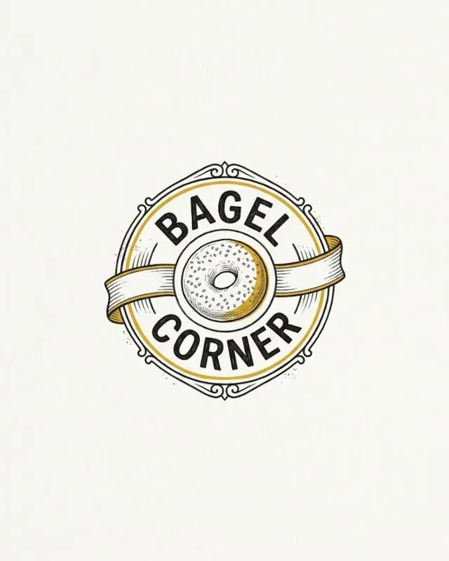 Hand Drawn Cafe Bakery Logo Generator