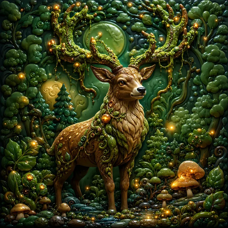 Fantasy Puffy Animal Wallpaper Sets