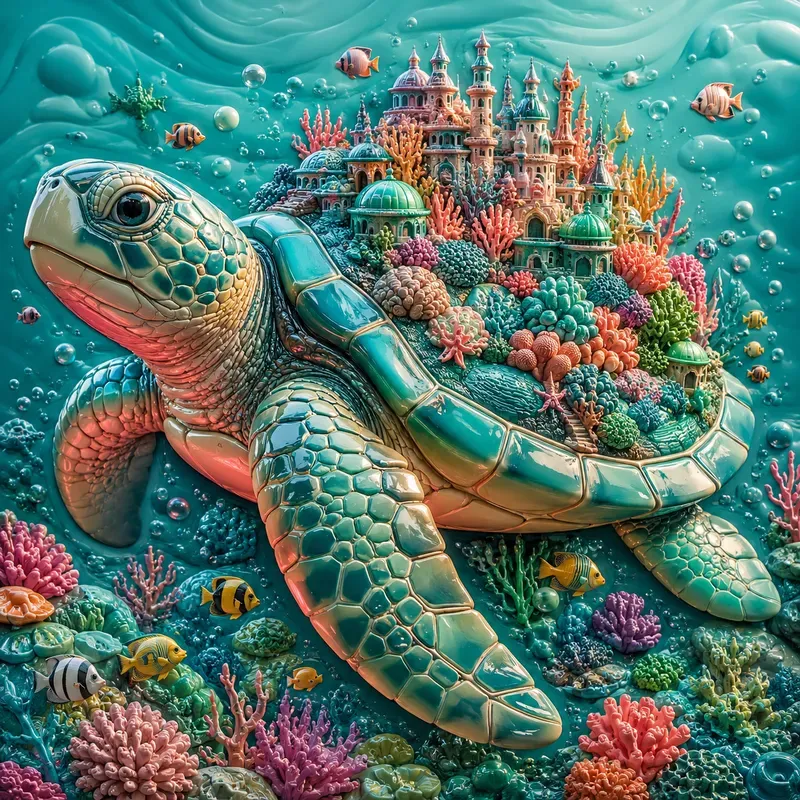 Fantasy Puffy Animal Wallpaper Sets