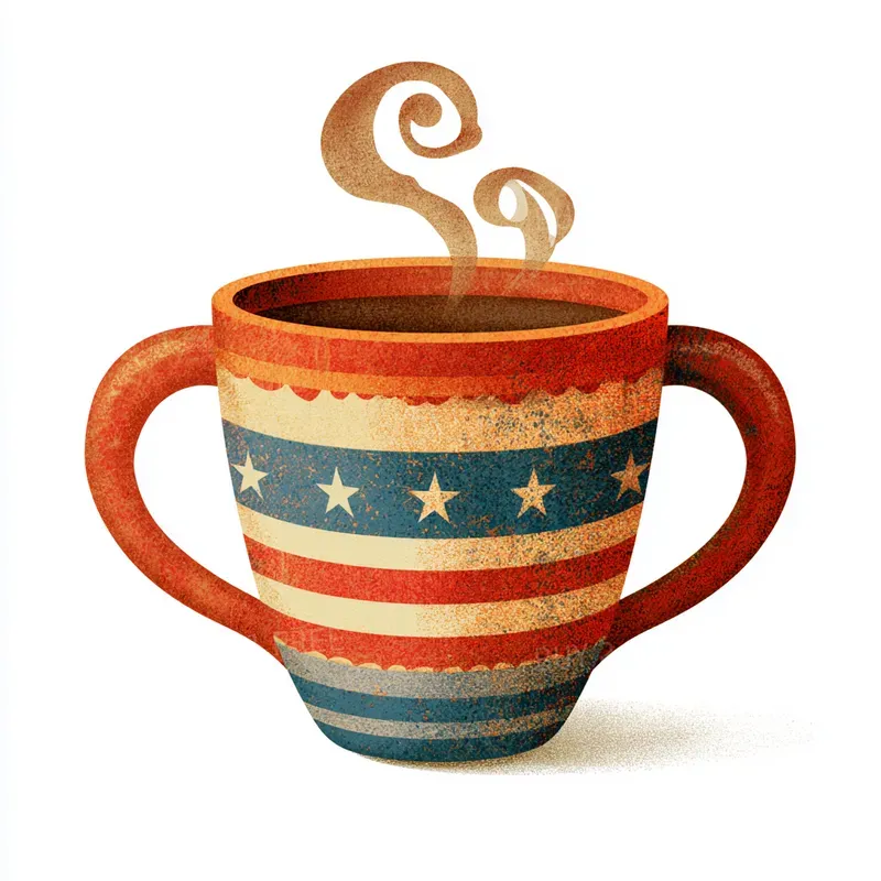 Retro Americana Cozy Cafe Cliparts