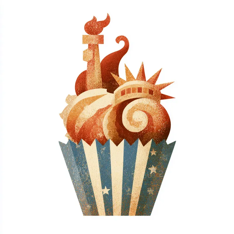 Retro Americana Cozy Cafe Cliparts