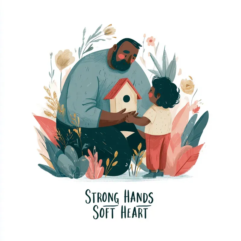 Heartwarming Fathers Day Cliparts