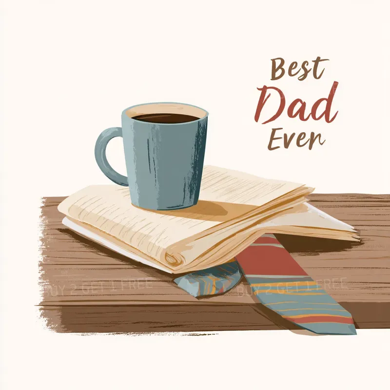 Heartwarming Fathers Day Cliparts