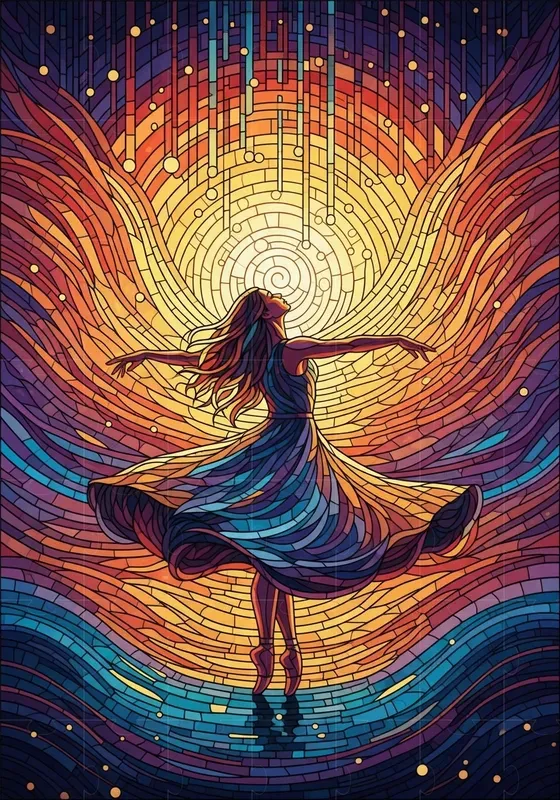Psychedelic Mosaic Light Scenes
