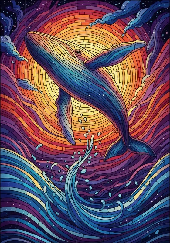 Psychedelic Mosaic Light Scenes