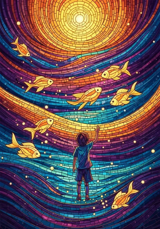 Psychedelic Mosaic Light Scenes