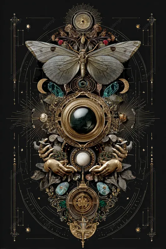 Ornate Alchemy Relic Art Style