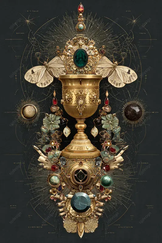 Ornate Alchemy Relic Art Style