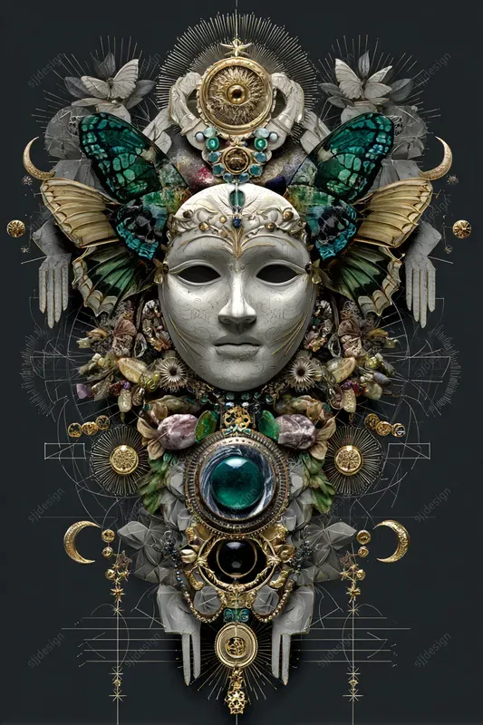 Ornate Alchemy Relic Art Style