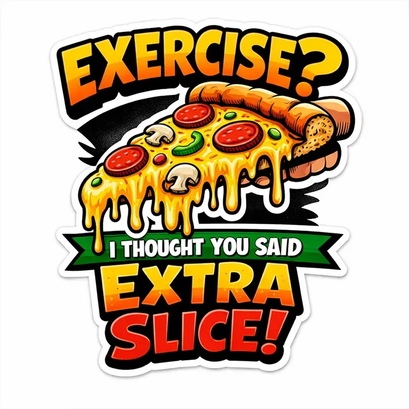 Funny Food Pun Sticker Generator