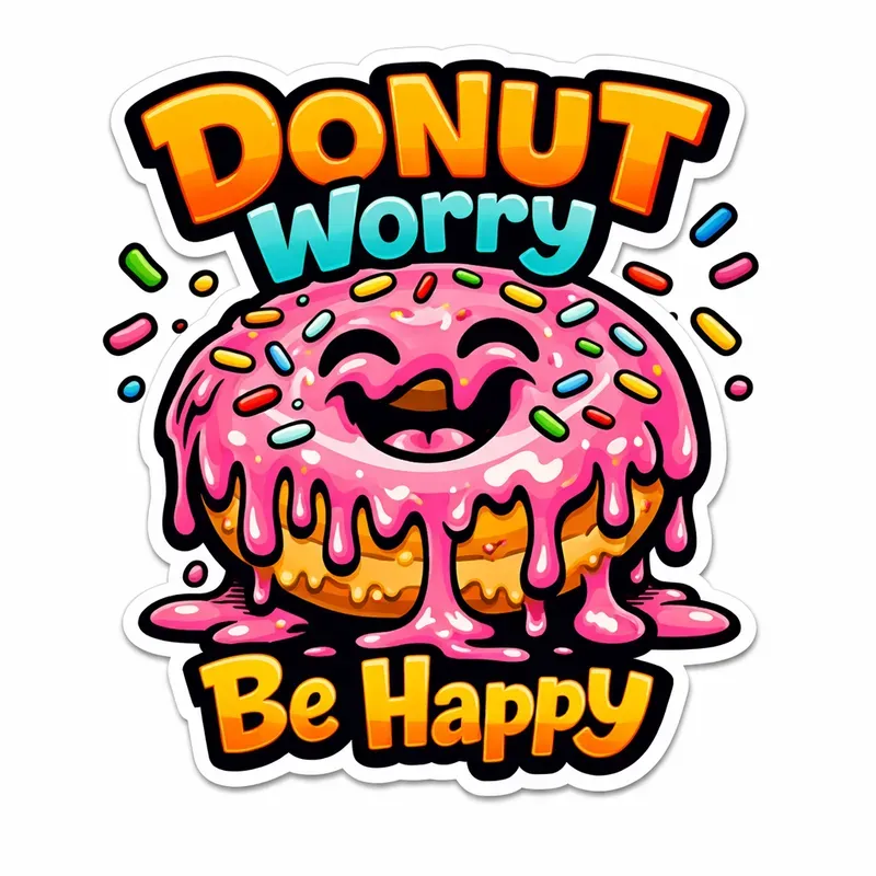 Funny Food Pun Sticker Generator