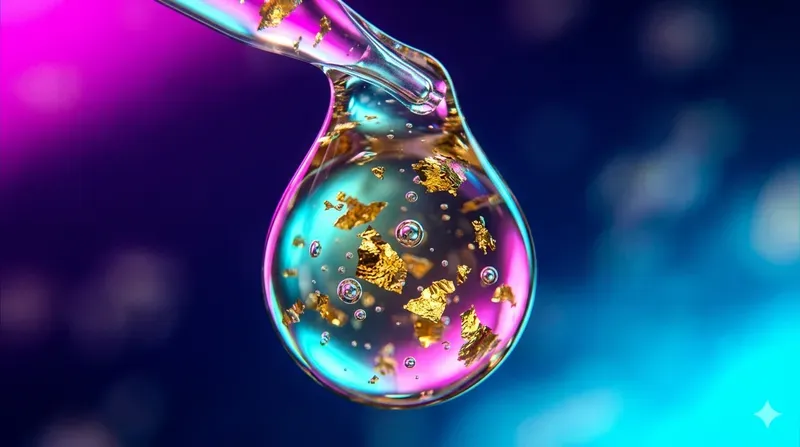Macro Gelatinous Gold Vaporwave Photos