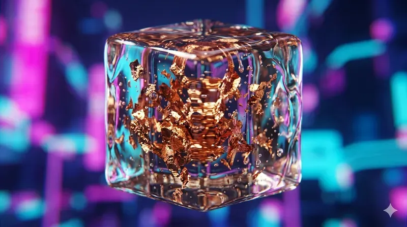 Macro Gelatinous Gold Vaporwave Photos